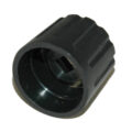 Knob for Valve on Flow Regulator, Black.