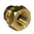 Hose Barb Adapter, 1/2" Male BSPP