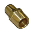 Hose Barb, 1" ID Hose, 1" Male NPT, Brass
