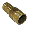 Hose Barb, 1-1/4" ID Hose, 1-1/4" Male NPT, Brass