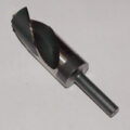 Drill Bit, Right Hand Spiral, Reduced Shank (HSS), 1-13/32" Bore Size, 1/2" Diameter Shank