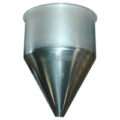 Conical Hopper, 16" Dia With 9-3/8" Straight