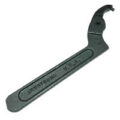 Spanner Wrench, Adjustable 2" To 4-3/4", 1/4" Pin Dia, 11-3/8" Overall Length, Black Finish