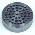 Metal Trap Twin Filter Disc with .060 Opening. Disks Are 1-5/8" OD. Material: 4140 Steel 35-38 Rc
