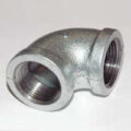 Elbow, 90 DEG, 1" NPT, Galvanized Steel