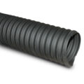 Hopper Dryer Air Hose - Thermoplastic Rubber, 2-Ply, Black, 1-1/2", 25' Long