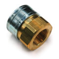 Coupler, ST Series, 1-1/2" Body, 1-1/2"-115 Female NPT, Brass