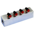 Air Manifold Assembly For FasTie System With Hose And Air Fittings 10-32 Thd. 4 Ports