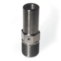 Nozzle Body, RT Style, GP, 8-1/4″ Long, 1-3/4″-8 Thd, 1-1/4″ RO with 1/4″-28 & 1/8″-27 NPT T/C Holes