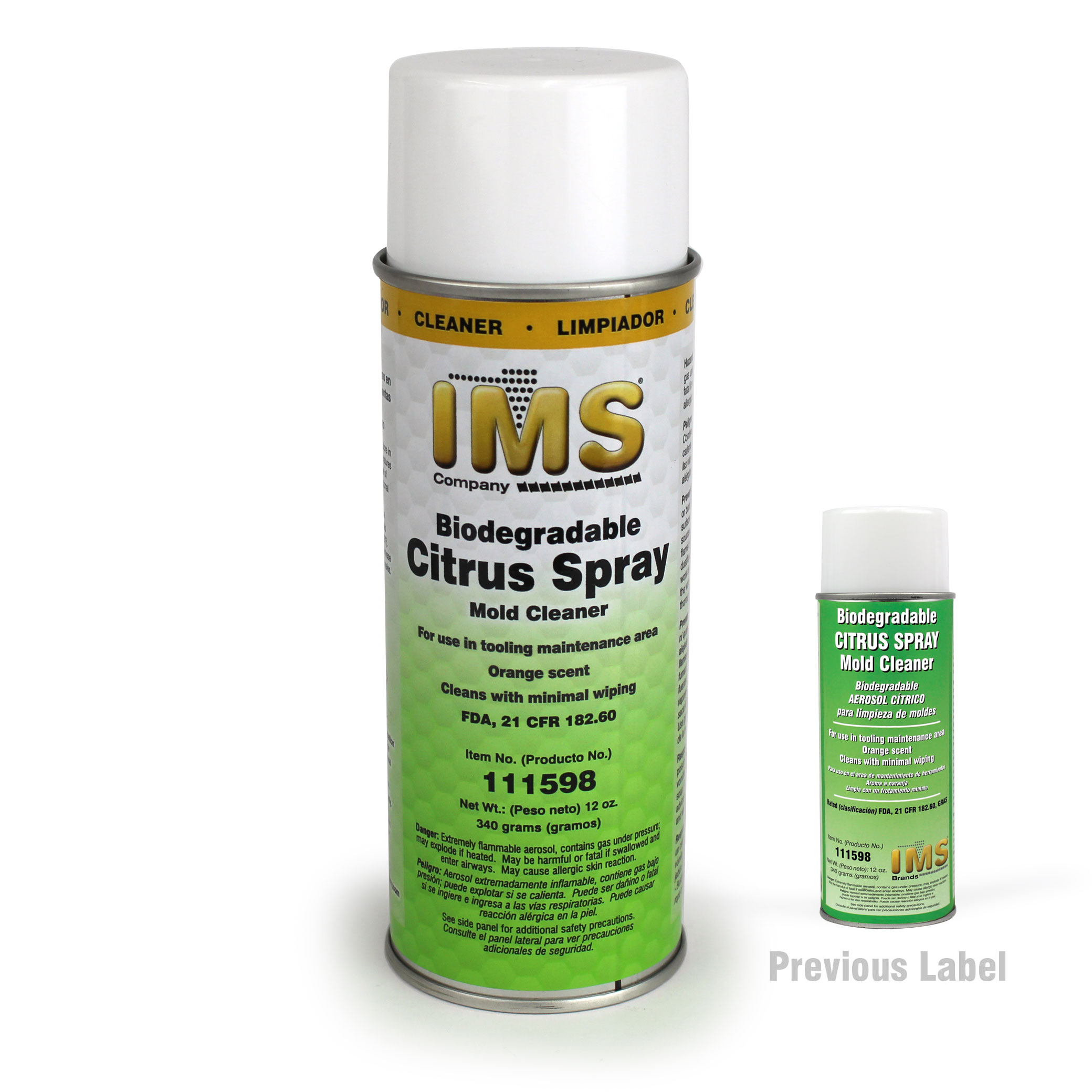 Mold Cleaner, Citrus Spray, Can - Image 1