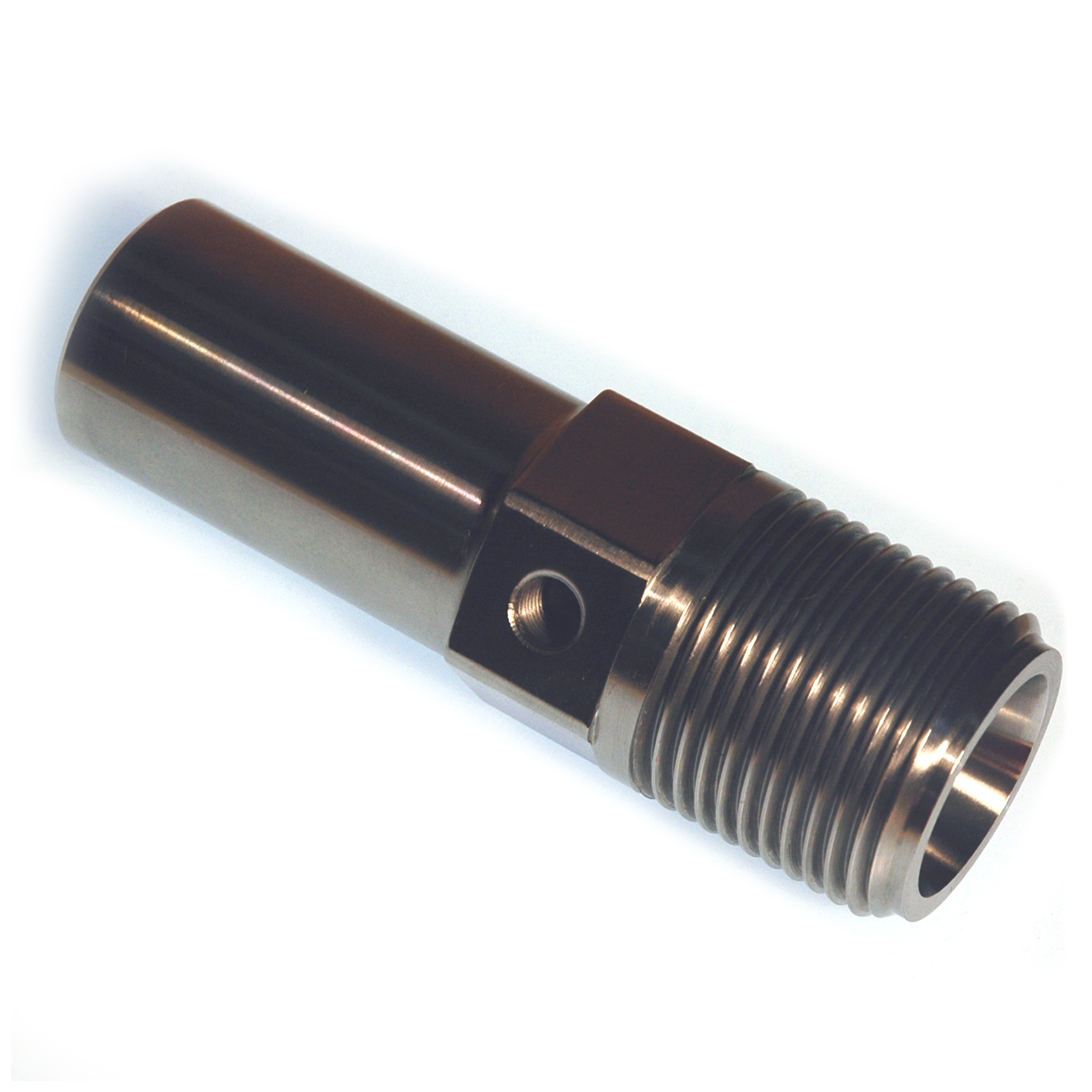 Nozzle Body, RT Style, 8-1/4" Long(9" with Tip) 1-1/2"-12 Thd, 1/2" RO, No T/C Holes In Hex - Image 2
