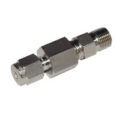 Gas Assist Check Valve, Stainless Steel, Spring Loaded with Tack Welded Nut, 1/8″ NPT