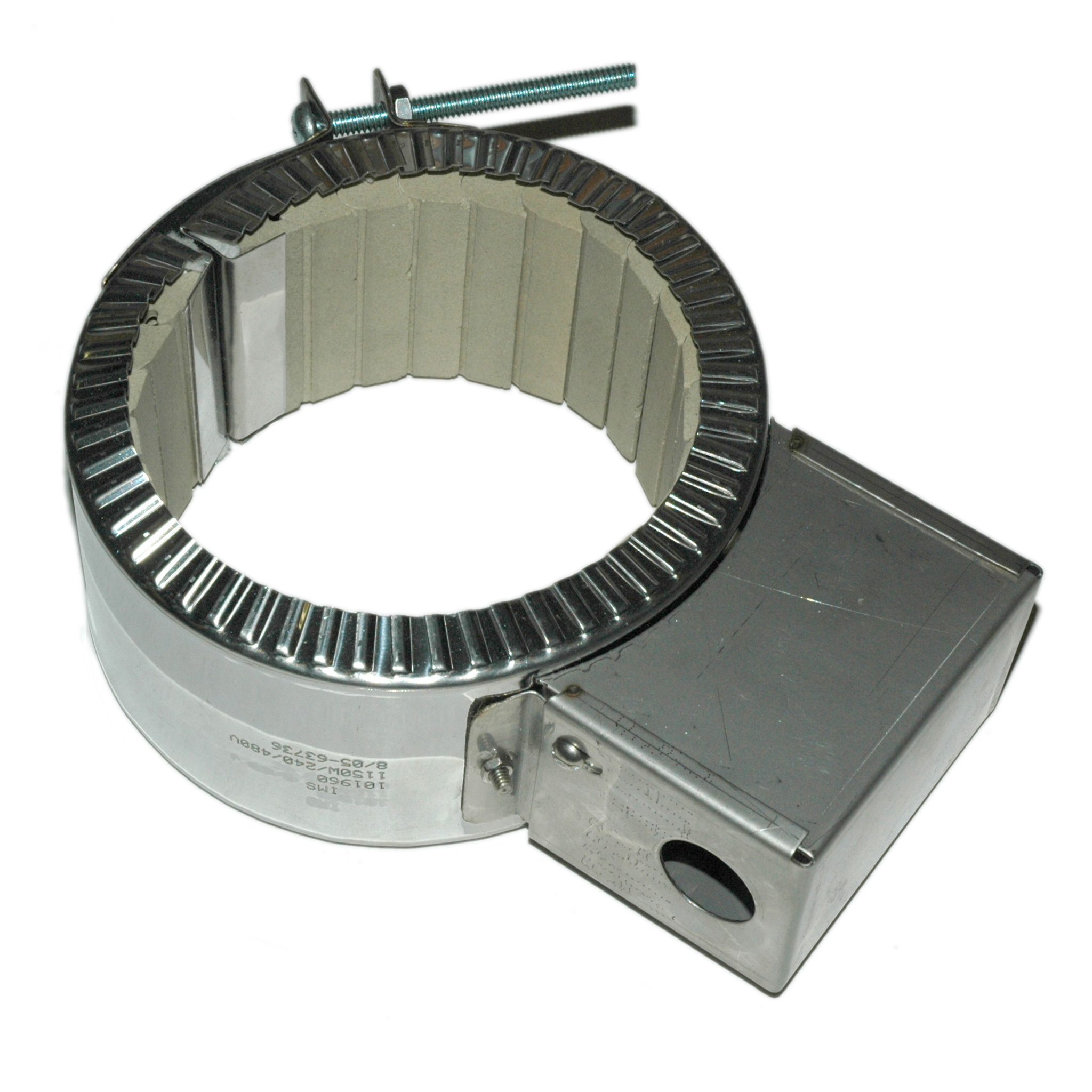 Heater Band, 4-1/2 to 5" Inside Diameter x 2-1/2" Wide, 240/480 Volt, 1150 Watts, Ceramic - Image 2