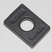 Mold Clamp Washer MAXX, No-Turn Design for Open Toe Clamps, 2-5/16" Long X 1-5/8" Wide