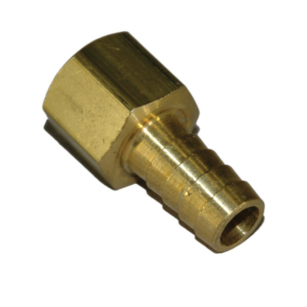 Hose Barb, 1/2" Inside Diameter Hose, 1/2" Female NPT, Straight, Brass