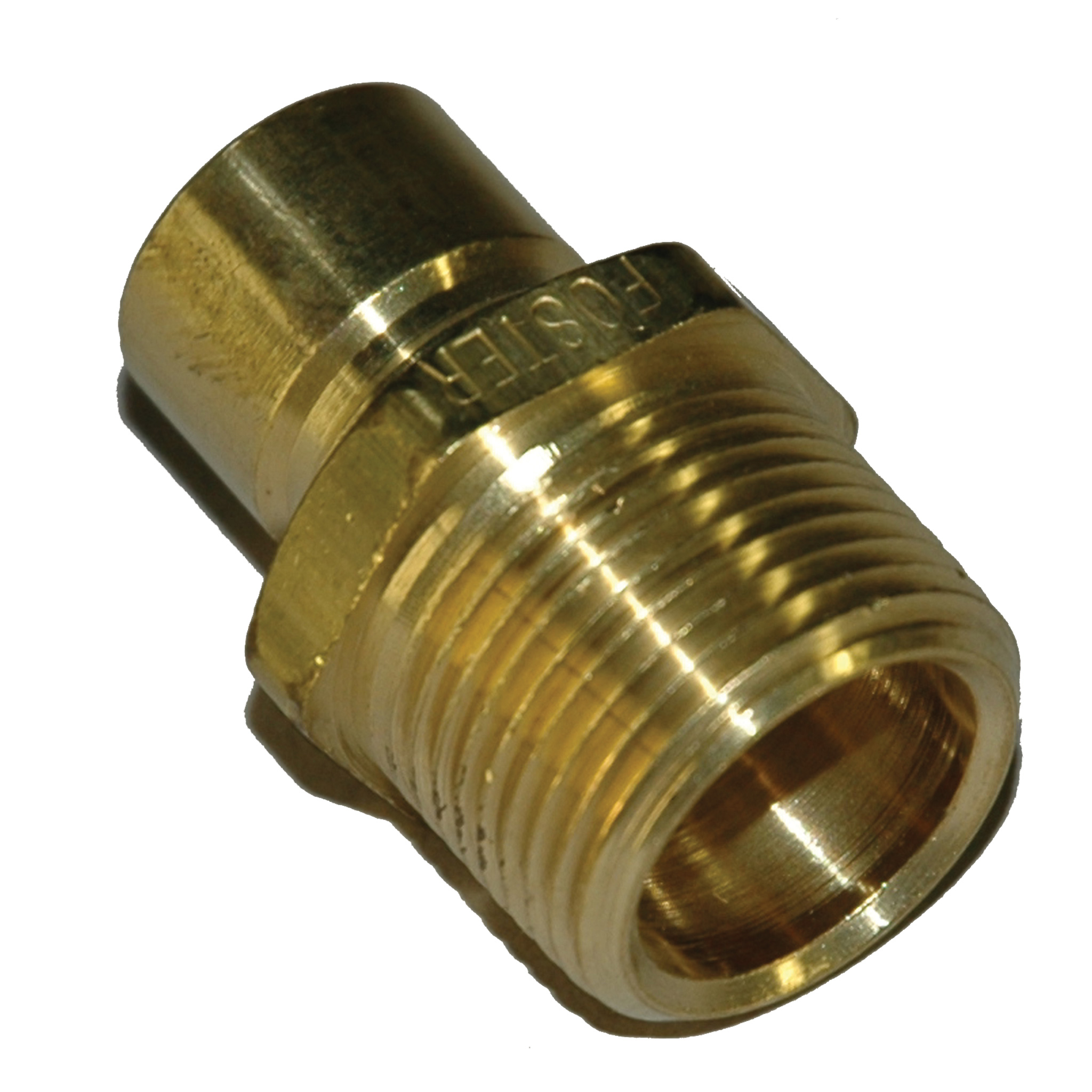 Plug, Water, 500 Series, 1/2" Passage, 3/4" NPT Male, Brass - Image 1