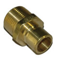 Plug, Water, 500 Series, 1/2″ Passage, 3/4″ NPT Male, Brass