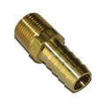 Hose Barb, 1/2″ Inside Diameter Hose, 3/8″ Male NPT, Straight, Brass