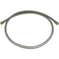 Hose, High Heat Resistant, PTFE, 8′ Long, Swaged 3/4″ Male NPT Fittings on Both Ends
