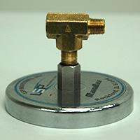 Air Differential Blowoff/Air Actuator System Magnetic Mounting Base with Tee Adapter