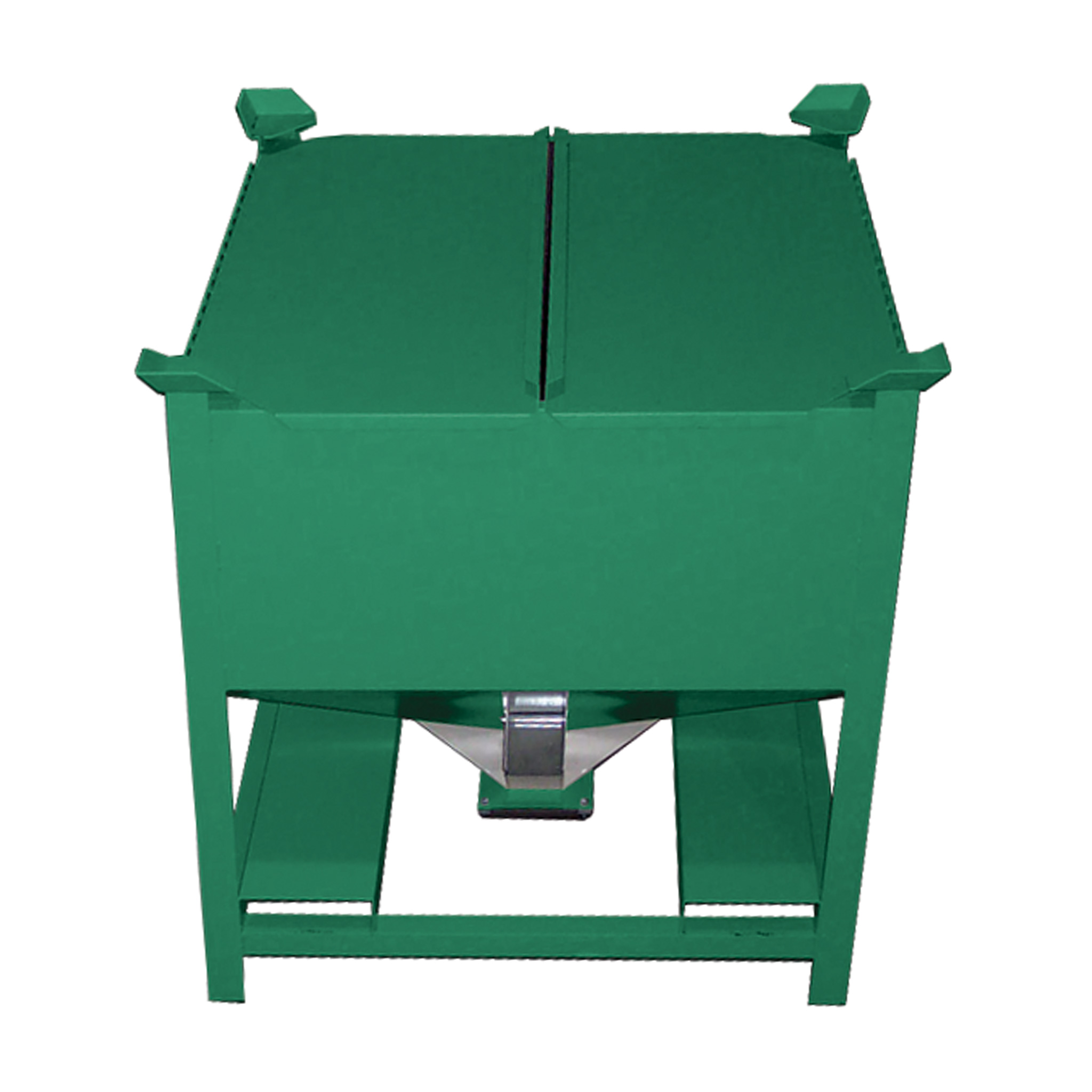 Hopper Cover Option, Two-Piece With Hinge - Image 1