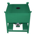 Hopper Cover Option, One-Piece with 8″ Center