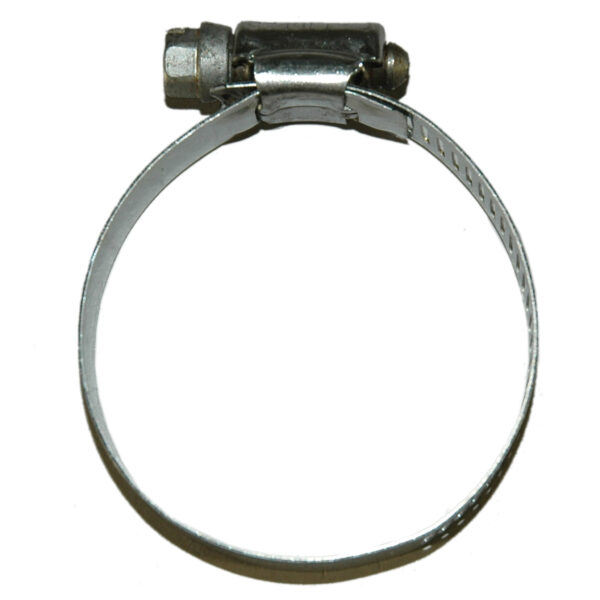Hose Clamp, Worm Gear, Standard, 1/2" Wide Clamp # 28, Size Range: 1-1/4" to 2-1/4" Diameter