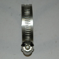 Hose Clamp, Worm Gear, Standard, 1/2" Wide Clamp # 24, Size Range: 1" to 2" Diameter