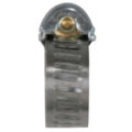 Hose Clamp, Worm Gear, Micro Size, 5/16″ Wide Clamp # 4, Size Range: 5/16″ to 5/8″ Diameter