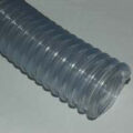 Loader Hose, 2″ ID, Static Wire, Clear Wall, Helix Reinforced Food Grade PVC & Seamless Smooth Bore