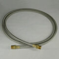 Hose, High Heat Resistant, PTFE, 8′ Long, Swaged 1/2″ Male NPT Fittings on Both Ends