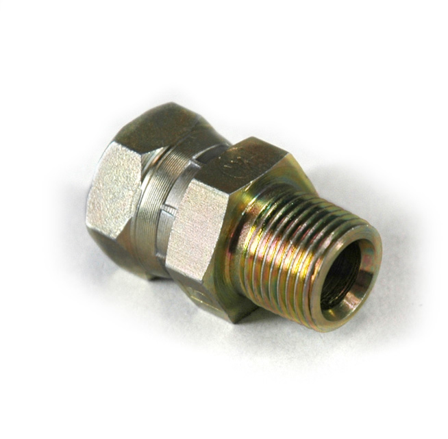 Swivel Fitting, 3/8" Male to Female NPT, - Image 1