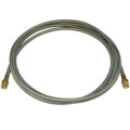 Hose, High Heat Resistant, PTFE, 12′ Long, Swaged 3/8″ Male NPT Fittings on Both Ends