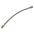 Hose, High Heat Resistant, PTFE, 1′ Long, Swaged 1/4″ Male NPT Fittings on Both Ends