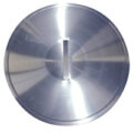Lid, for 24″ Diameter Hopper, w Handle & Flange