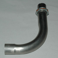 Elbow, 90 DEG, 2" Diameter, Stainless Steel, for 108806 Dispersion Cone