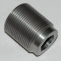 Injection Molding Platen Hole Saver Soft Steel, for Use with Bolt Thd M24X3.0mm