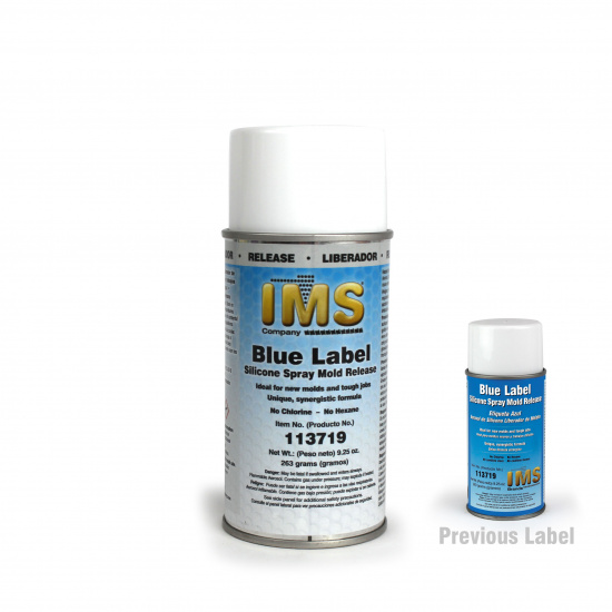 Mold Release, Silicone, Blue Label, Can