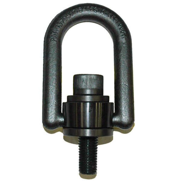 Hoist Ring, Metric Size, Rated Load: 2200 kg. M20 X 2-1/2 Thread Size, 38mm Thread Length