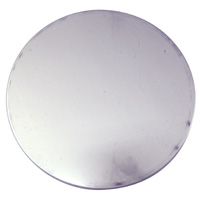 Lid for 12" Diameter Conical Hopper, 13.13" ID, 3/4" Lip, 304 Stainless Steel, 14 Gauge