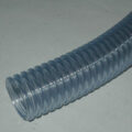 Loader Hose, 2-1/4″ ID, Static Wire, Clear Wall, Helix Reinforced Food Grade PVC & Seamless Smooth Bore