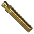 Plug, Water Extension, 200 Series, 1/4″ Passage, 2.5″ Length, 1/8″ NPT, Brass
