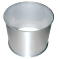 Hopper Extension Cylinder, 20″ High for 24″ Diameter Hoppers, 304 Stainless Steel