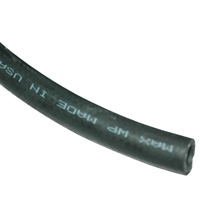 Hose, Water/Air, 3/8" Inside Diameter, 200 psi, Black, 0.688" Outside Diameter, General Service