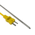Piercing End Probe, 6″ Stainless Steel Probe, 6″ Handle, 24″ Coiled Cord, with Male Plug