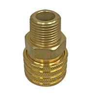 Coupler, 20 Series, 1/4" Body, 3/8" PL Barb