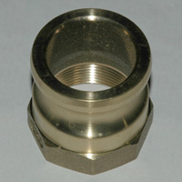 Cam & Groove Coupling, Type A 1-1/2" Brass, Male Adapter x Female NPT Thread