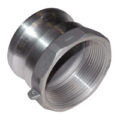 Cam & Groove Coupling, Type A 3″ Aluminum, Male Adapter x Female NPT Thread