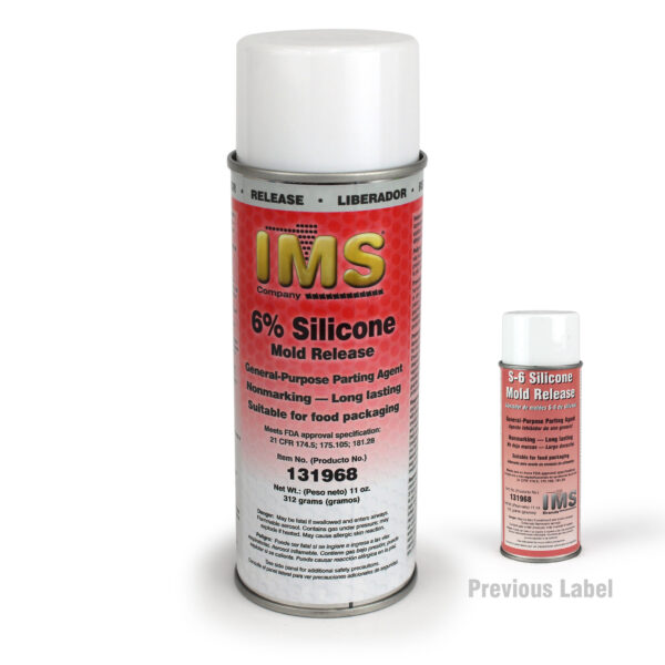 Mold Release, Silicone, S-6, Spray Can
