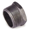 Bushing, Hex, 1-1/2″ x 1″ NPT, Black Steel
